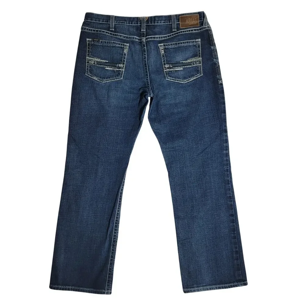 Ariat Mens Jeans M4 Low Rise Boot 40x34 Style10021836 - Picture 2 of 10